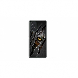Husa personalizata tip carcasa HQPrint pentru Samsung Galaxy A23, model Hidden Tiger, multicolor, S1D1M0332