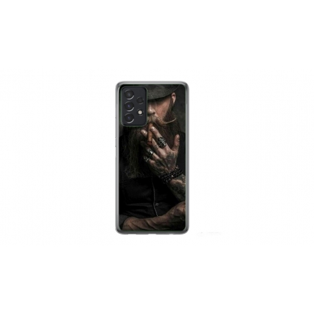 Husa personalizata tip carcasa HQPrint pentru Samsung Galaxy A23, model Beard Man, multicolor, S1D1M0355