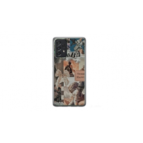 Husa personalizata tip carcasa HQPrint pentru Samsung Galaxy A23, model PUBG 2, multicolor, S1D1M0363