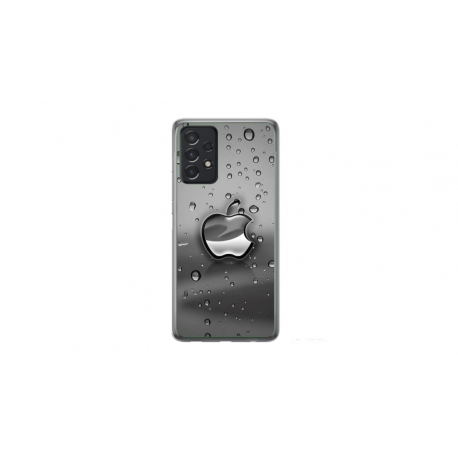 Husa personalizata tip carcasa HQPrint pentru Samsung Galaxy A13, model Rainy Apple logo, multicolor, S1D1M0148