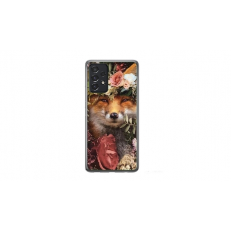 Husa personalizata tip carcasa HQPrint pentru Samsung Galaxy A13, model Fox, multicolor, S1D1M0213
