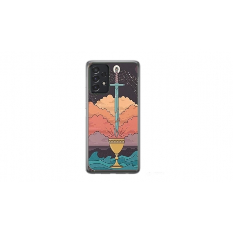 Husa personalizata tip carcasa HQPrint pentru Samsung Galaxy A13, model Tarrot, multicolor, S1D1M0267