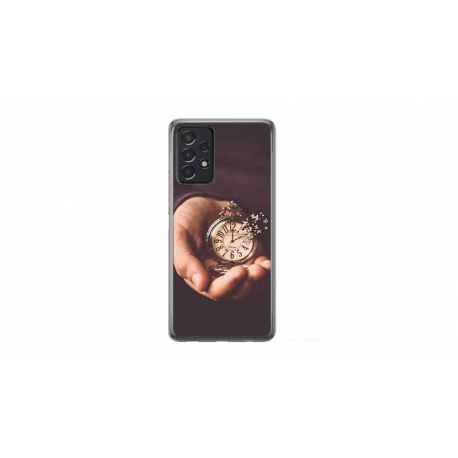 Husa personalizata tip carcasa HQPrint pentru Samsung Galaxy A13, model Time Flies 1, multicolor, S1D1M0364