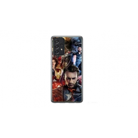 Husa personalizata tip carcasa HQPrint pentru Samsung Galaxy A32, model Avengers Endgame, multicolor, S1D1M0009