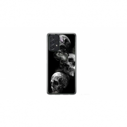 Husa personalizata tip carcasa HQPrint pentru Samsung Galaxy A32, model Skulls, multicolor, S1D1M0032