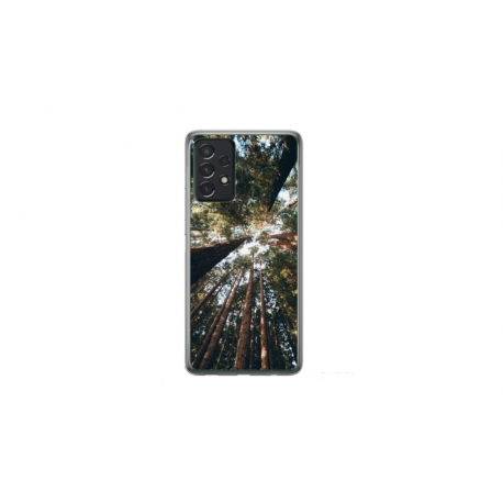 Husa personalizata tip carcasa HQPrint pentru Samsung Galaxy A32, model Tree perspective, multicolor, S1D1M0079