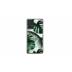 Husa personalizata tip carcasa HQPrint pentru Samsung Galaxy A32, model Leaf Design 3, multicolor, S1D1M0088