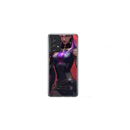 Husa personalizata tip carcasa HQPrint pentru Samsung Galaxy A32, model Valorant, multicolor, S1D1M0157