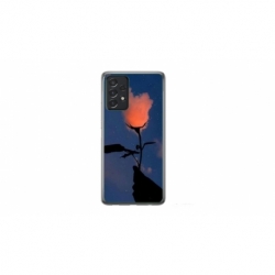 Husa personalizata tip carcasa HQPrint pentru Samsung Galaxy A32, model Sky Flower, multicolor, S1D1M0159