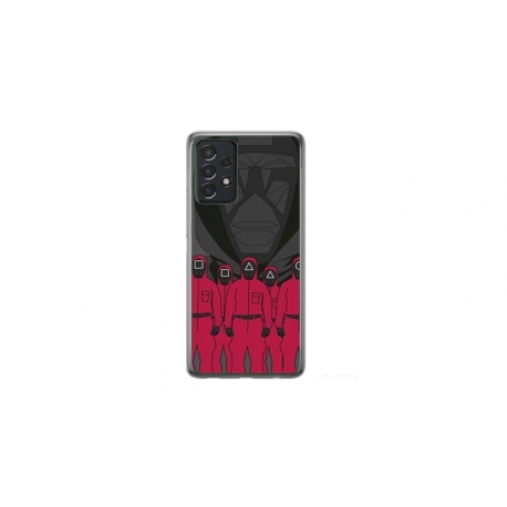 Husa personalizata tip carcasa HQPrint pentru Samsung Galaxy A32, model Squid Game 15, multicolor, S1D1M0187