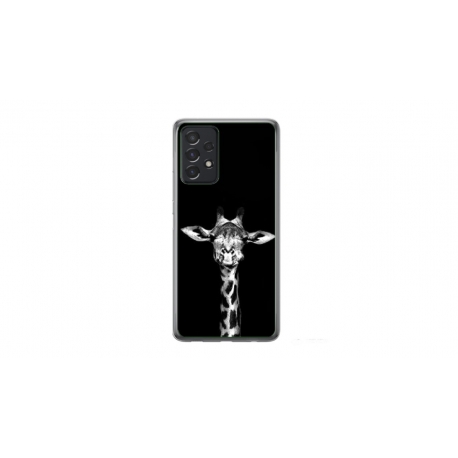 Husa personalizata tip carcasa HQPrint pentru Samsung Galaxy A32, model Giraffe 3, multicolor, S1D1M0222