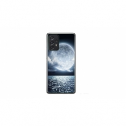 Husa personalizata tip carcasa HQPrint pentru Samsung Galaxy A32, model Moon Sky, multicolor, S1D1M0228