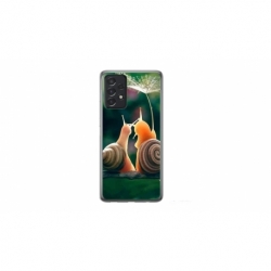 Husa personalizata tip carcasa HQPrint pentru Samsung Galaxy A32, model Snail, multicolor, S1D1M0231