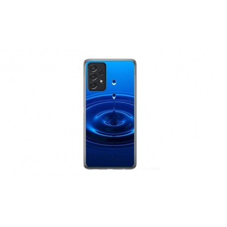 Husa personalizata tip carcasa HQPrint pentru Samsung Galaxy A32, model Picatura, multicolor, S1D1M0240