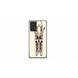 Husa personalizata tip carcasa HQPrint pentru Samsung Galaxy A32, model Skull 1, multicolor, S1D1M0284
