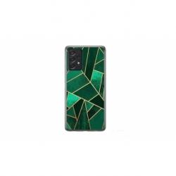 Husa personalizata tip carcasa HQPrint pentru Samsung Galaxy A32, model Emerald, multicolor, S1D1M0287