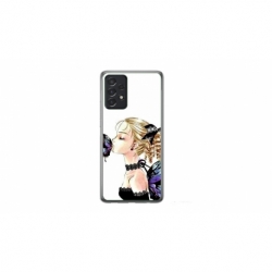 Husa personalizata tip carcasa HQPrint pentru Samsung Galaxy A32, model Butterfly Fairy, multicolor, S1D1M0294