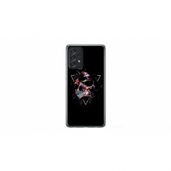 Husa personalizata tip carcasa HQPrint pentru Samsung Galaxy A32, model Colorful 5, multicolor, S1D1M0302