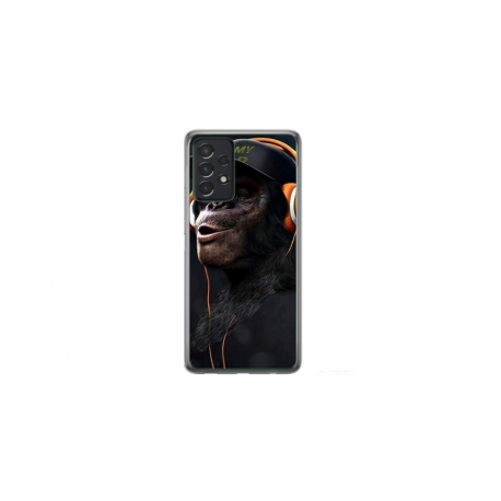 Husa personalizata tip carcasa HQPrint pentru Samsung Galaxy A32, model Monkey, multicolor, S1D1M0319