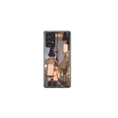 Husa personalizata tip carcasa HQPrint pentru Samsung Galaxy A32, model Lightbulb, multicolor, S1D1M0322