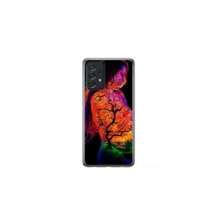 Husa personalizata tip carcasa HQPrint pentru Samsung Galaxy A32, model Colorful 7, multicolor, S1D1M0324