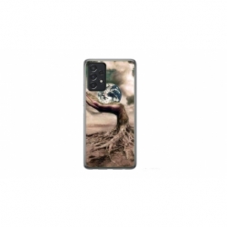 Husa personalizata tip carcasa HQPrint pentru Samsung Galaxy A32, model Abstract 4, multicolor, S1D1M0339