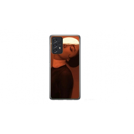 Husa personalizata tip carcasa HQPrint pentru Samsung Galaxy A32, model Sun Girl, multicolor, S1D1M0359