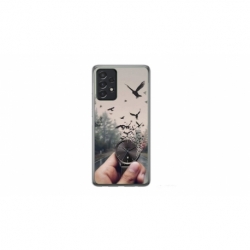 Husa personalizata tip carcasa HQPrint pentru Samsung Galaxy A32, model Time Flies 2, multicolor, S1D1M0365