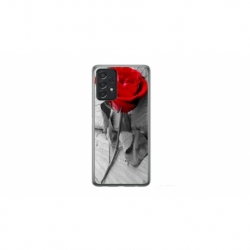 Husa personalizata tip carcasa HQPrint pentru Samsung Galaxy A32, model Rose, multicolor, S1D1M0384