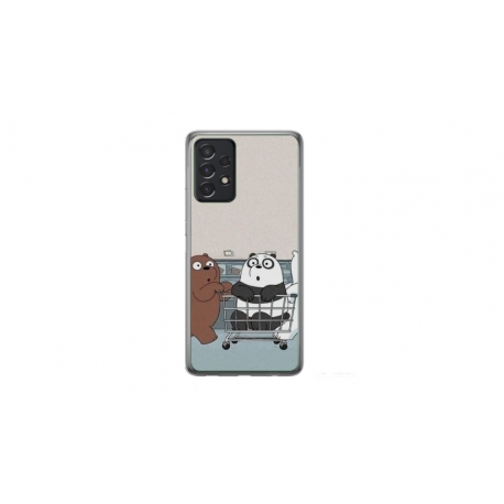 Husa personalizata tip carcasa HQPrint pentru Samsung Galaxy A32 5G, model Bears 1, multicolor, S1D1M0003