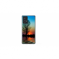 Husa personalizata tip carcasa HQPrint pentru Samsung Galaxy A32 5G, model Apus, multicolor, S1D1M0006