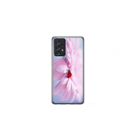 Husa personalizata tip carcasa HQPrint pentru Samsung Galaxy A32 5G, model Flowers 5, multicolor, S1D1M0114