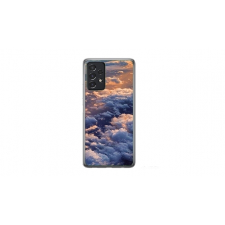 Husa personalizata tip carcasa HQPrint pentru Samsung Galaxy A32 5G, model Beautiful Sky, multicolor, S1D1M0277