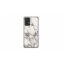 Husa personalizata tip carcasa HQPrint pentru Samsung Galaxy A32 5G, model White Marble, multicolor, S1D1M0325