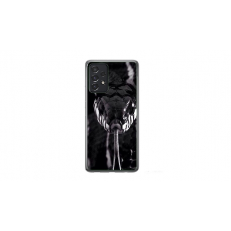 Husa personalizata tip carcasa HQPrint pentru Samsung Galaxy A32 5G, model Snake, multicolor, S1D1M0378