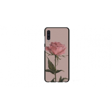 Husa personalizata tip carcasa HQPrint pentru Samsung Galaxy A50, model Flowers 8, multicolor, S1D1M0141