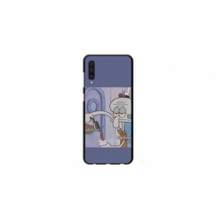 Husa personalizata tip carcasa HQPrint pentru Samsung Galaxy A50, model Squidward 1, multicolor, S1D1M0161