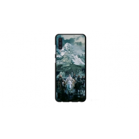 Husa personalizata tip carcasa HQPrint pentru Samsung Galaxy A50, model Lord of the Rings 1, multicolor, S1D1M0189