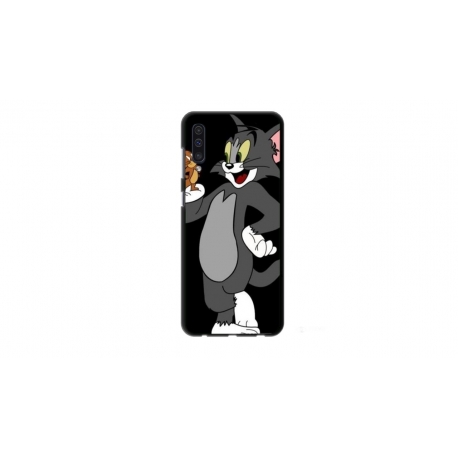 Husa personalizata tip carcasa HQPrint pentru Samsung Galaxy A50, model Tom and Jerry 2, multicolor, S1D1M0204