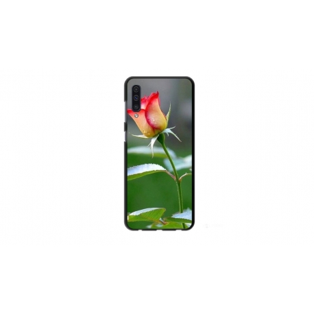Husa personalizata tip carcasa HQPrint pentru Samsung Galaxy A50, model Flowers 13, multicolor, S1D1M0206