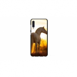 Husa personalizata tip carcasa HQPrint pentru Samsung Galaxy A50, model Horse 2, multicolor, S1D1M0218