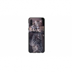 Husa personalizata tip carcasa HQPrint pentru Samsung Galaxy A50, model Tiger, multicolor, S1D1M0242