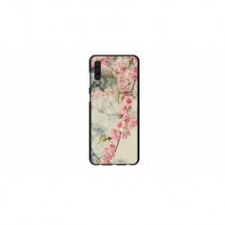 Husa personalizata tip carcasa HQPrint pentru Samsung Galaxy A50, model Flowers 18, multicolor, S1D1M0245