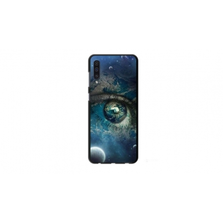 Husa personalizata tip carcasa HQPrint pentru Samsung Galaxy A50, model Abstract 3, multicolor, S1D1M0362