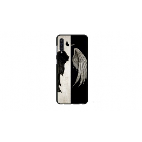 Husa personalizata tip carcasa HQPrint pentru Samsung Galaxy A70, model Angel Wings, multicolor, S1D1M0004