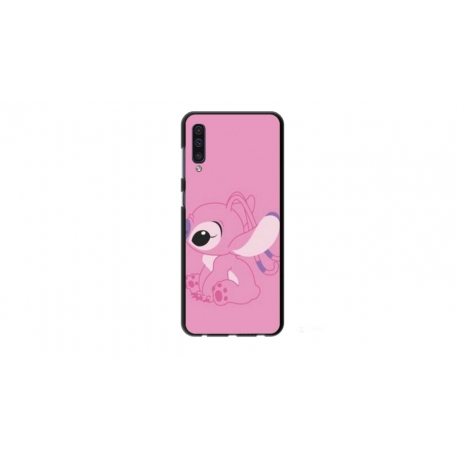 Husa personalizata tip carcasa HQPrint pentru Samsung Galaxy A70, model Pink Stitch, multicolor, S1D1M0005