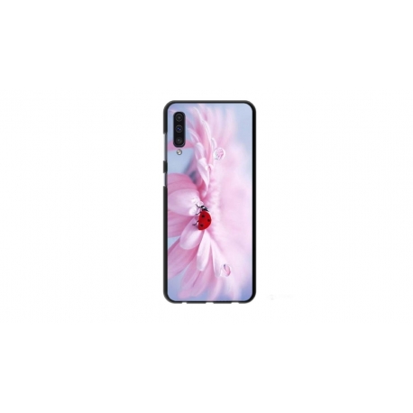 Husa personalizata tip carcasa HQPrint pentru Samsung Galaxy A70, model Flowers 5, multicolor, S1D1M0114