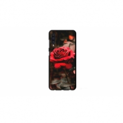 Husa personalizata tip carcasa HQPrint pentru Samsung Galaxy A70, model Flowers 12, multicolor, S1D1M0160