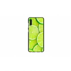 Husa personalizata tip carcasa HQPrint pentru Samsung Galaxy A70, model Lime, multicolor, S1D1M0253