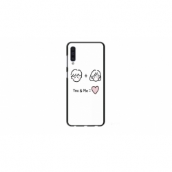 Husa personalizata tip carcasa HQPrint pentru Samsung Galaxy A70, model You and Me, multicolor, S1D1M0274